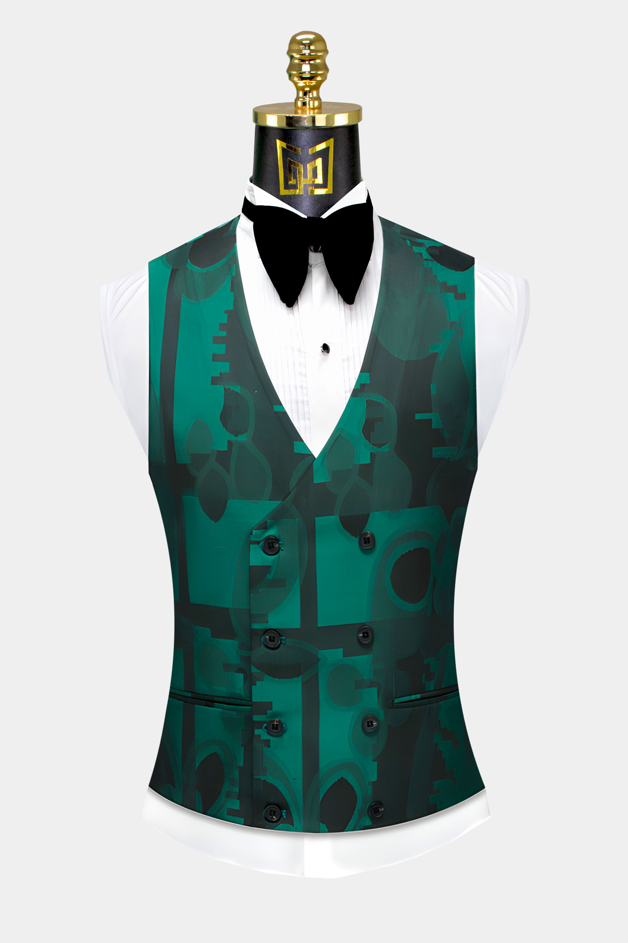 Green-and-Black-Suit-Vest-from-Gentlemansguru.com