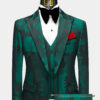 Mens-Green-and-Black-Suit-Wedding-Groom-Tuxedo-from-Gentlemansguru.com