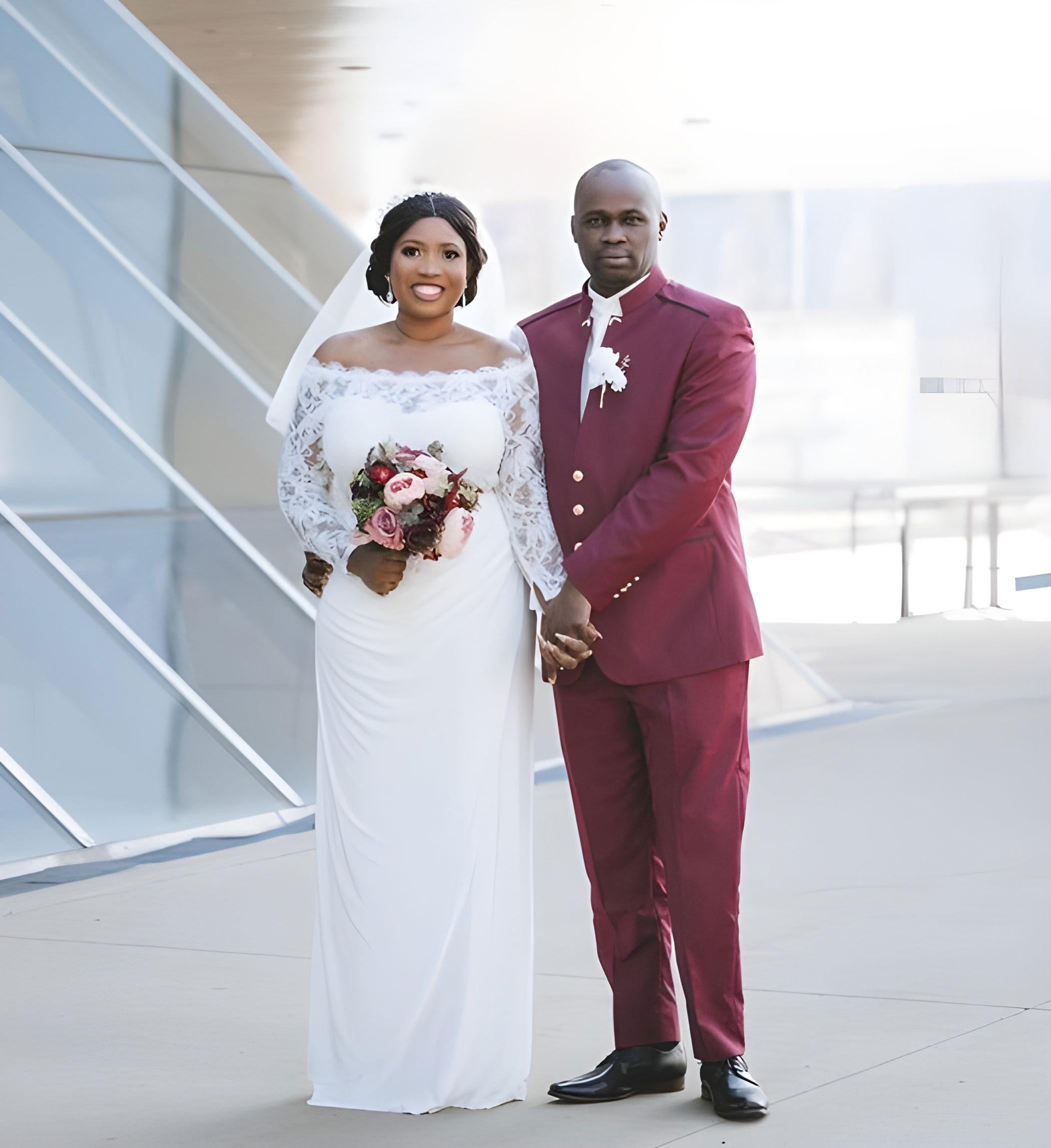 Burgundy Mandarin Collar Suit | Gentleman's Guru