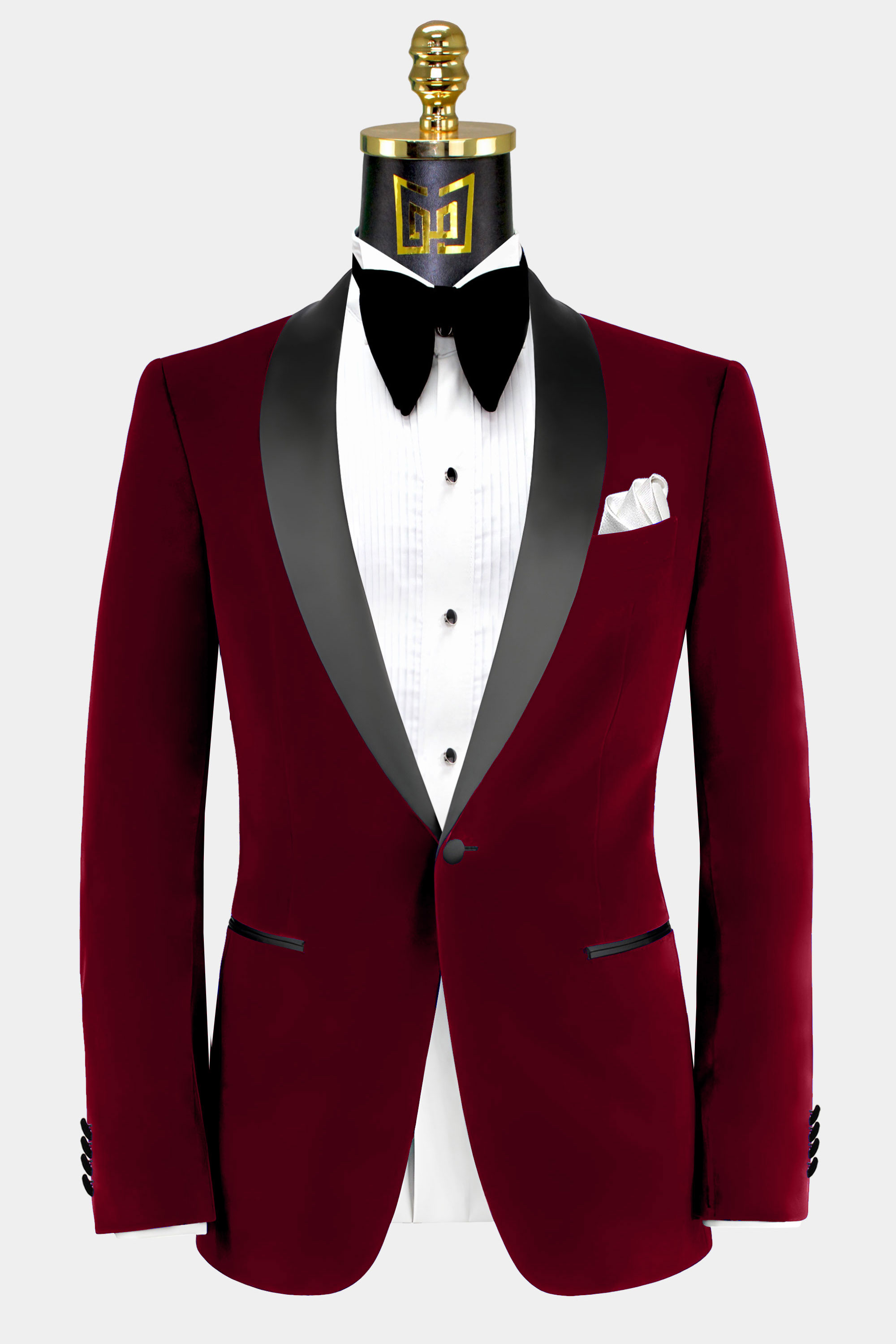 Ruby Velvet Jacket Tuxedo