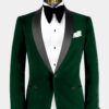 Mens-Emerald-Green-Velvet-Tuxedo-Jacket-Groom-Wedding-Blazer-from-Gentlemansguru.com