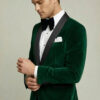 Mens-Emerald-Green-Velvet-Tuxedo-Jacket-Grooms-Wedding-Suit-from-Gentlemansguru.com