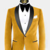 Mens-Gold-Velvet-Tuxedo-Jacket-Grooms-Wedding-Suit-Blazer-from-Gentlemansguru.com