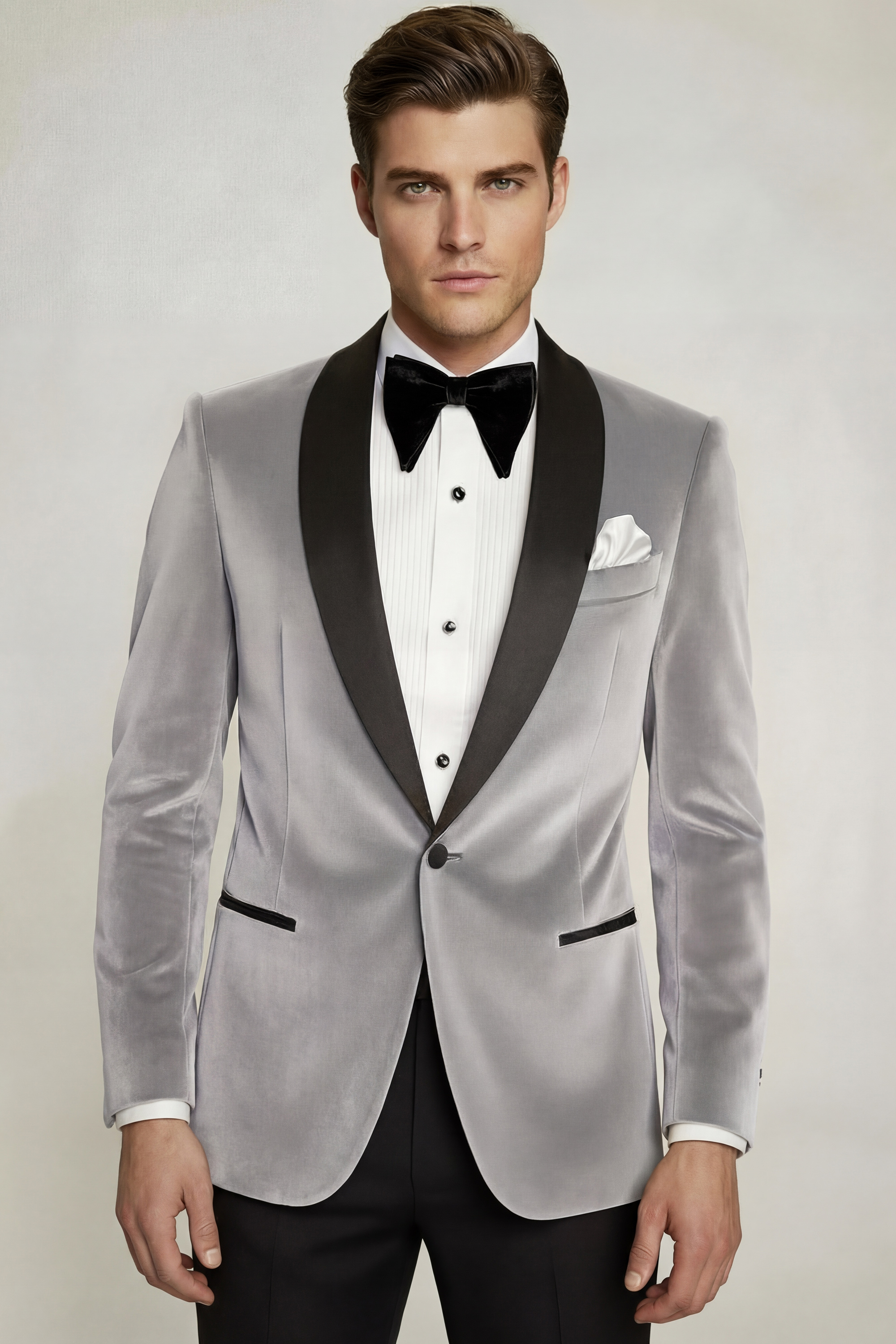 Mens-Light-Grey-Velvet-Tuxedo-Jacket-Groom-Wedding-Prom-Suit-from-Gentlemansguru.com