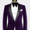 Mens-Purple-Velvet-Tuxedo-Jacket-Groom-Wedding-Blazer-from-Gentlemansguru.com
