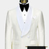 Ivory-Cream-White-Tuxedo-Werdding-Suit-For-Men-from-Gentlemansguru.com