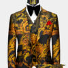 Mens-Black-and-Orange-Suit-Prom-Groom-Wedding-Tuxedo-from-Gentlemansguru.com