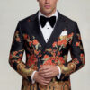 Mens-Black-and-Red-Groom-Floral-Tuxedo-Double-Breasted-Suit-from-Gentlemansguru.com