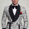 Mens-Black-and-White-Jaguar-Belted-Tuxedo-Suit-Groom-Wedding-Suit-from-Gentlemansguru.com
