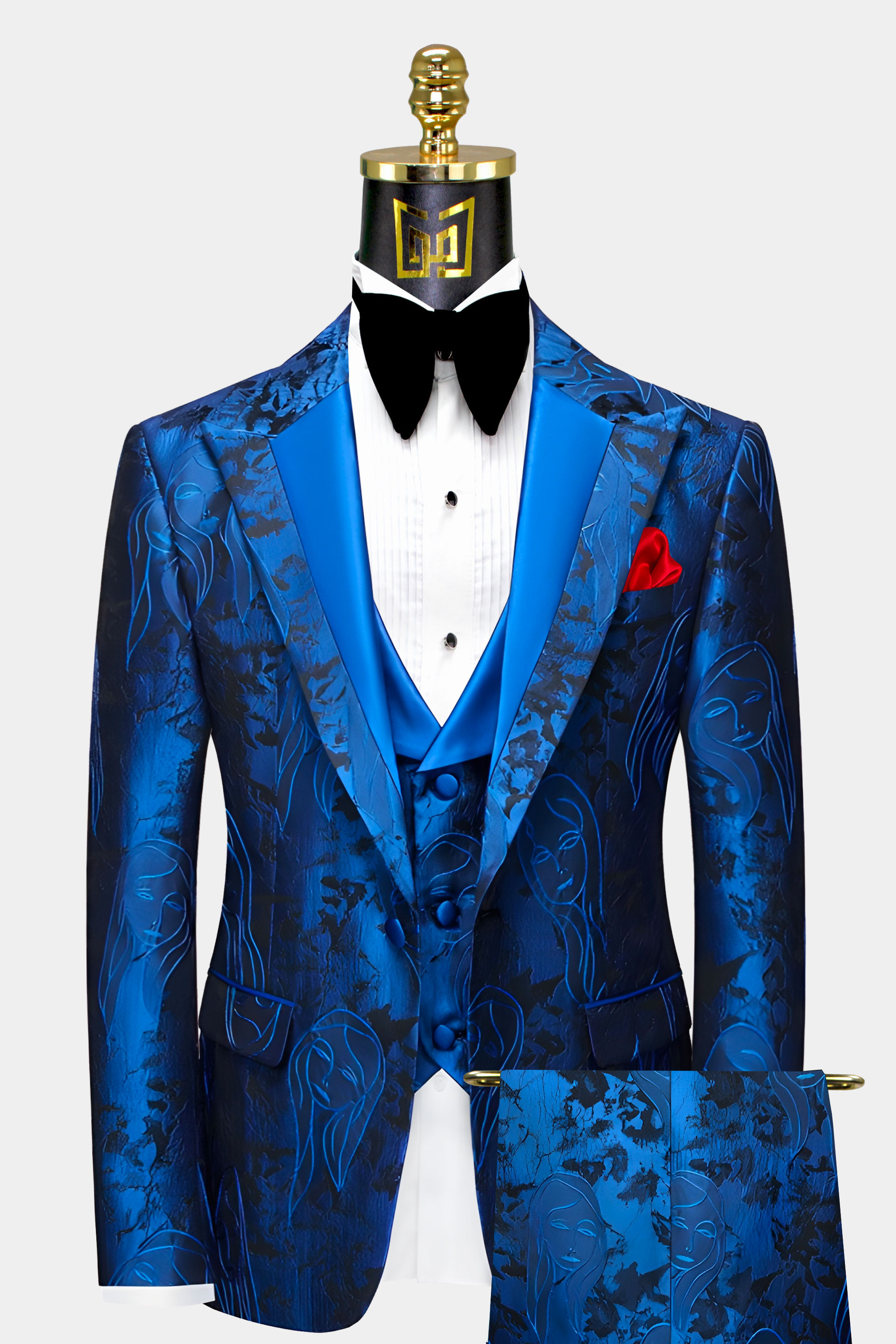 Mens-Geisha-Royal-Blue-Geisha-Print-Tuxedo-Groom-Prom-Suit-from-Gentlemansguru.com