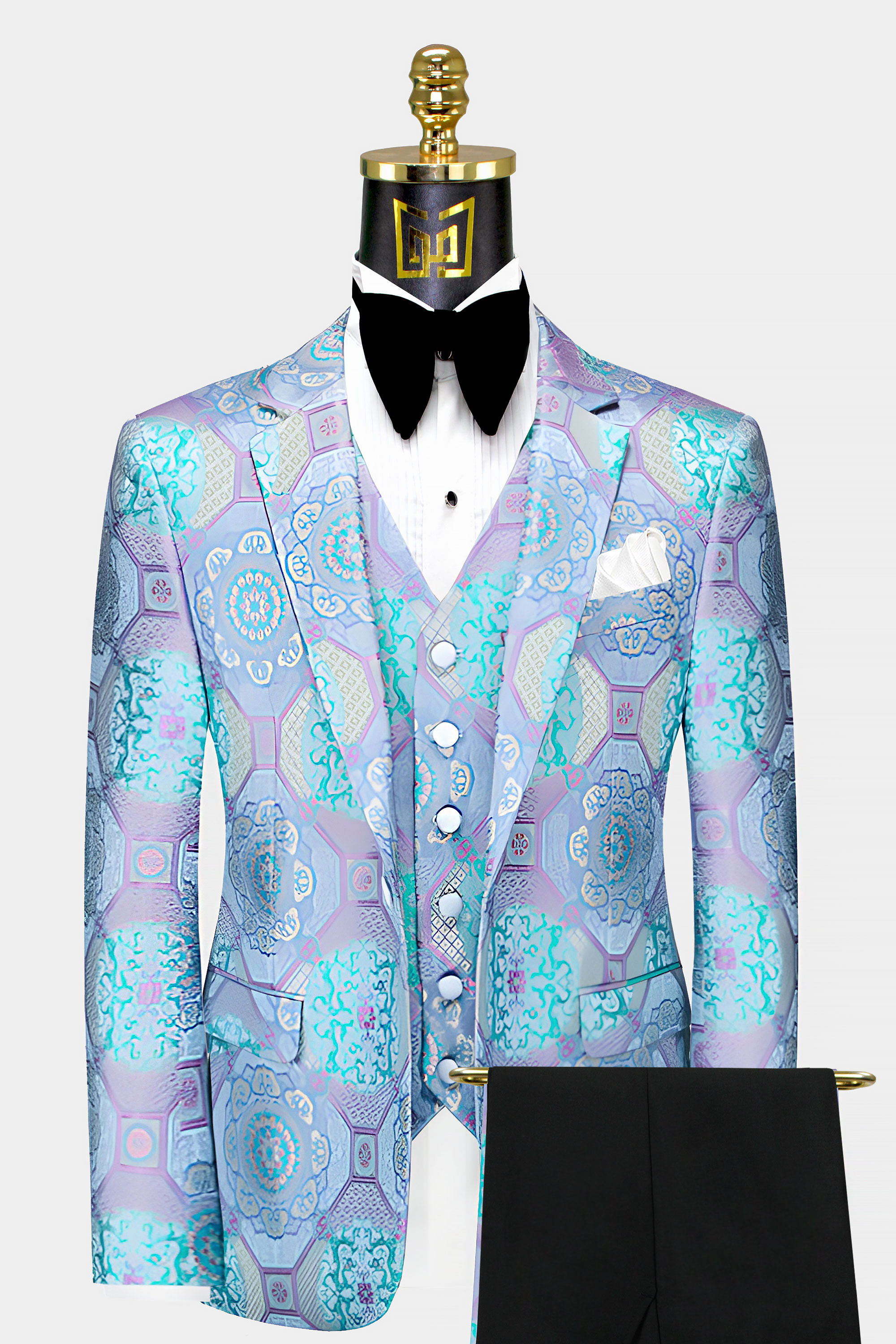Turquoise on sale tuxedo jacket