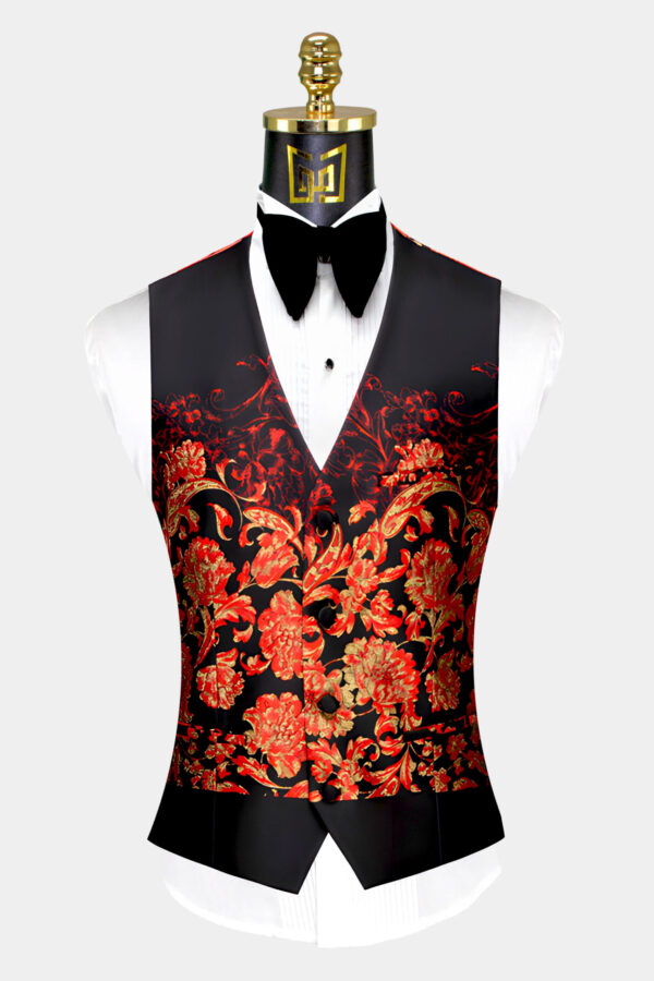 Red-Black-Gold-Tuxedo-Vest-from-Gentlemansguru.com