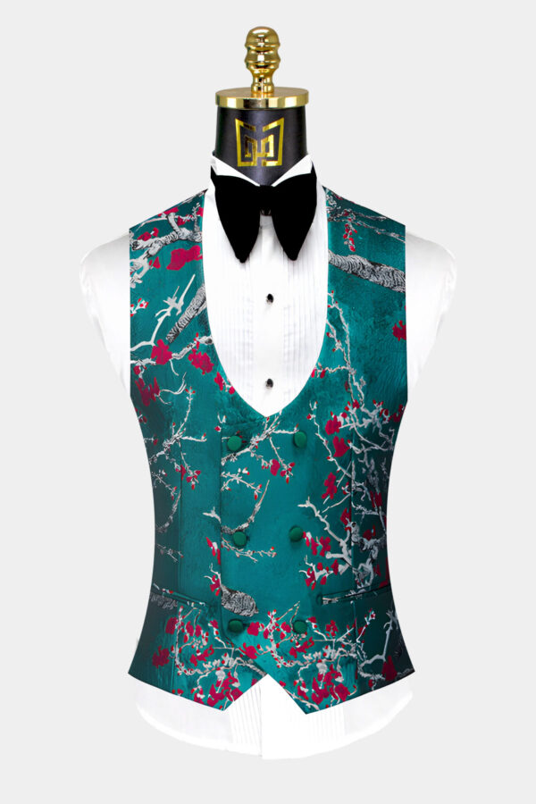 Red-and-Green-Tuxedo-Vest-from-Gentlemansguru.com