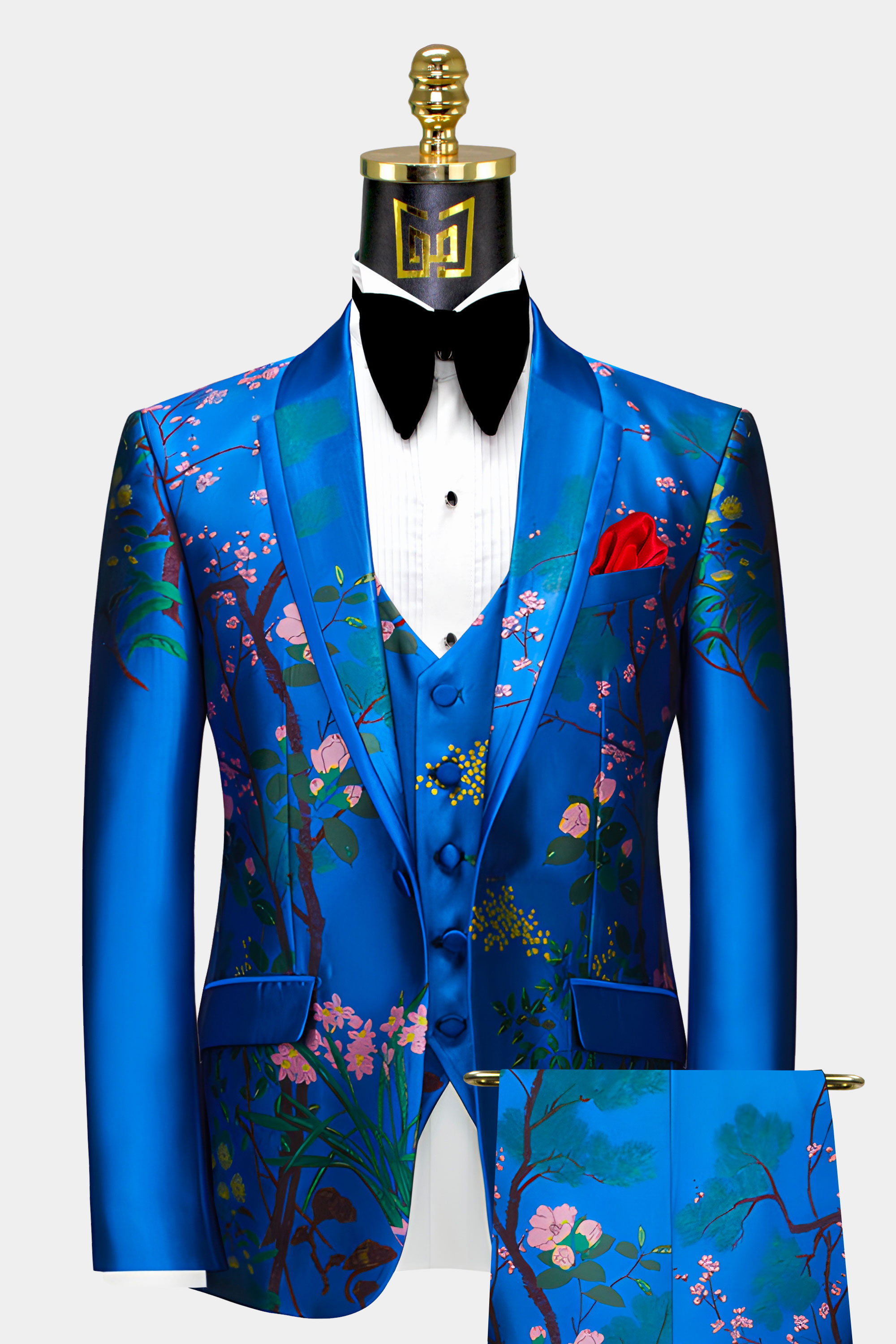 Royal Blue and Pink Tuxedo | Gentleman's Guru