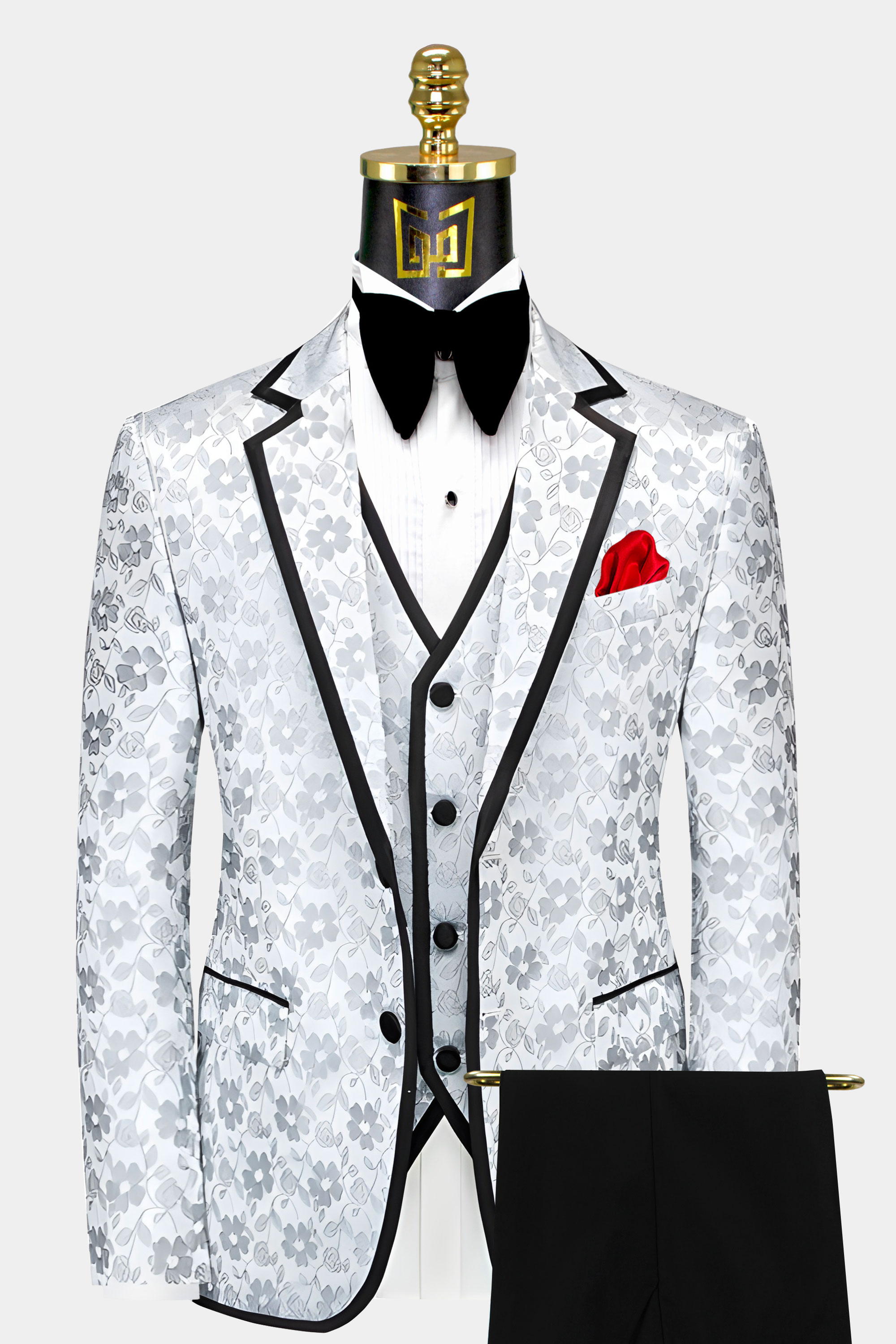 Silver Tuxedo with Black Trim | Gentleman's Guru