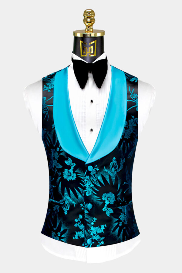 Turquoise-and-Black-Tuxedo-Vesty-from-Gentlemansguru.com