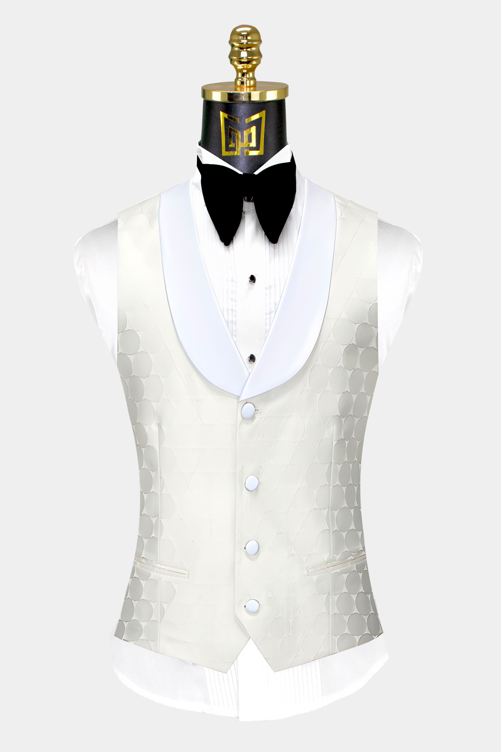Cream colour tuxedo sale