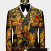 Yellow-Black-and-Orange-Suit-Groom-Wedding-Suit-For-Men-from-Gentlemansguru.com