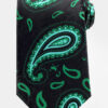 Black-Green-Paisley-Tie-Grooms-Wedding-from-Gentlemansguru.com