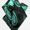 Black-and-Green-Paisley-Pocket-Square-Handkerchief-from-Gentlemansguru.com