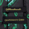 Black-and-Green-Tie-Branded-Neckie-Handmade-Stripes-from-Gentlemansguru.com