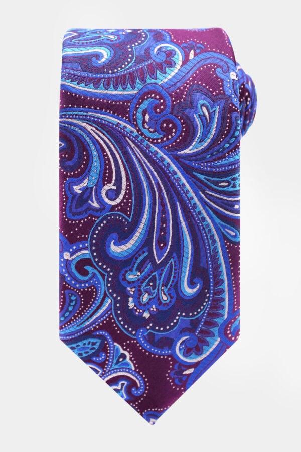 Blue-and-Purple-Paisley-Tie-Grooms-Wedding-from-Gentlemansguru.com