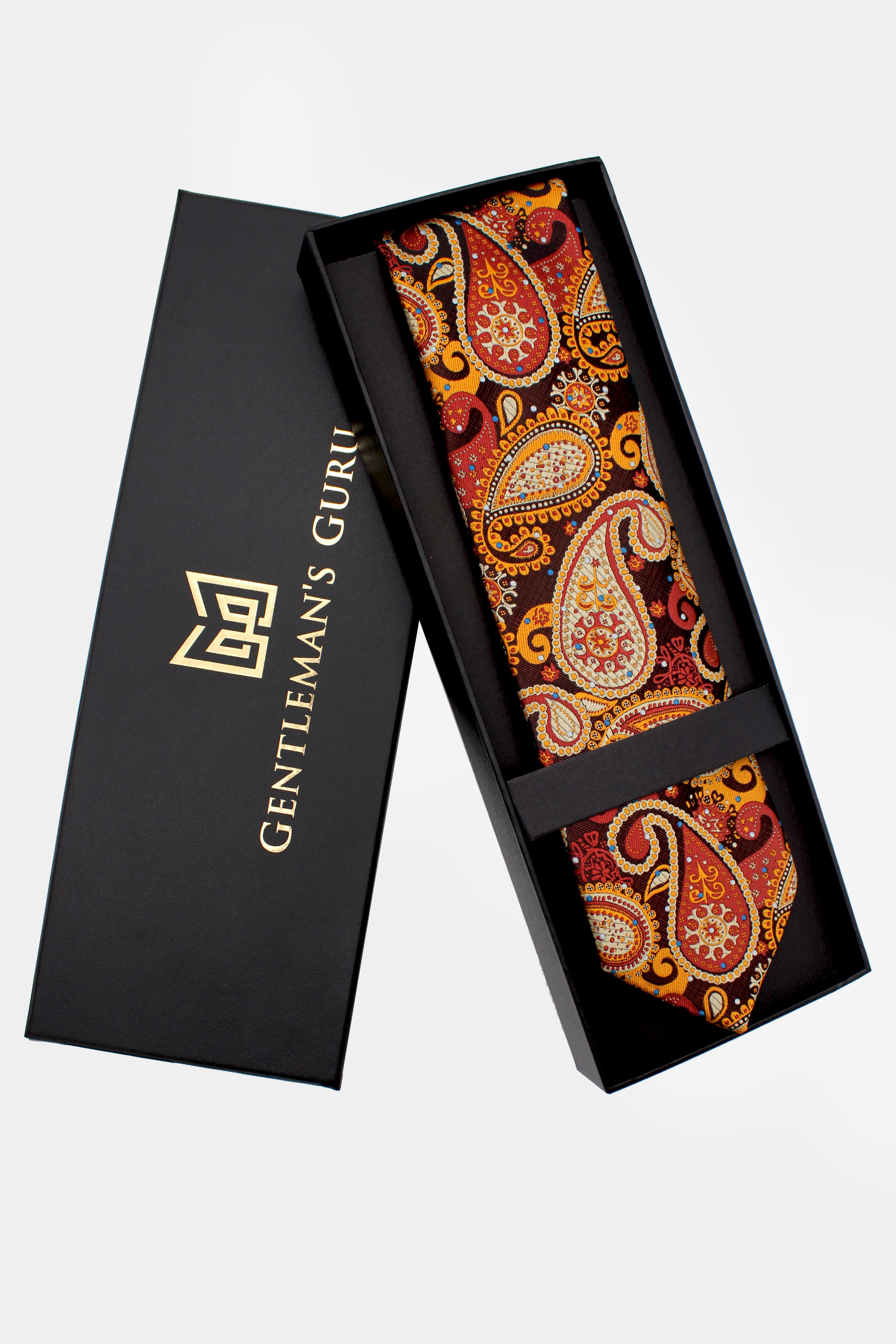 Burnt-Orange-Necktie-Tie-Wedding-from-Gentlemansguru.com