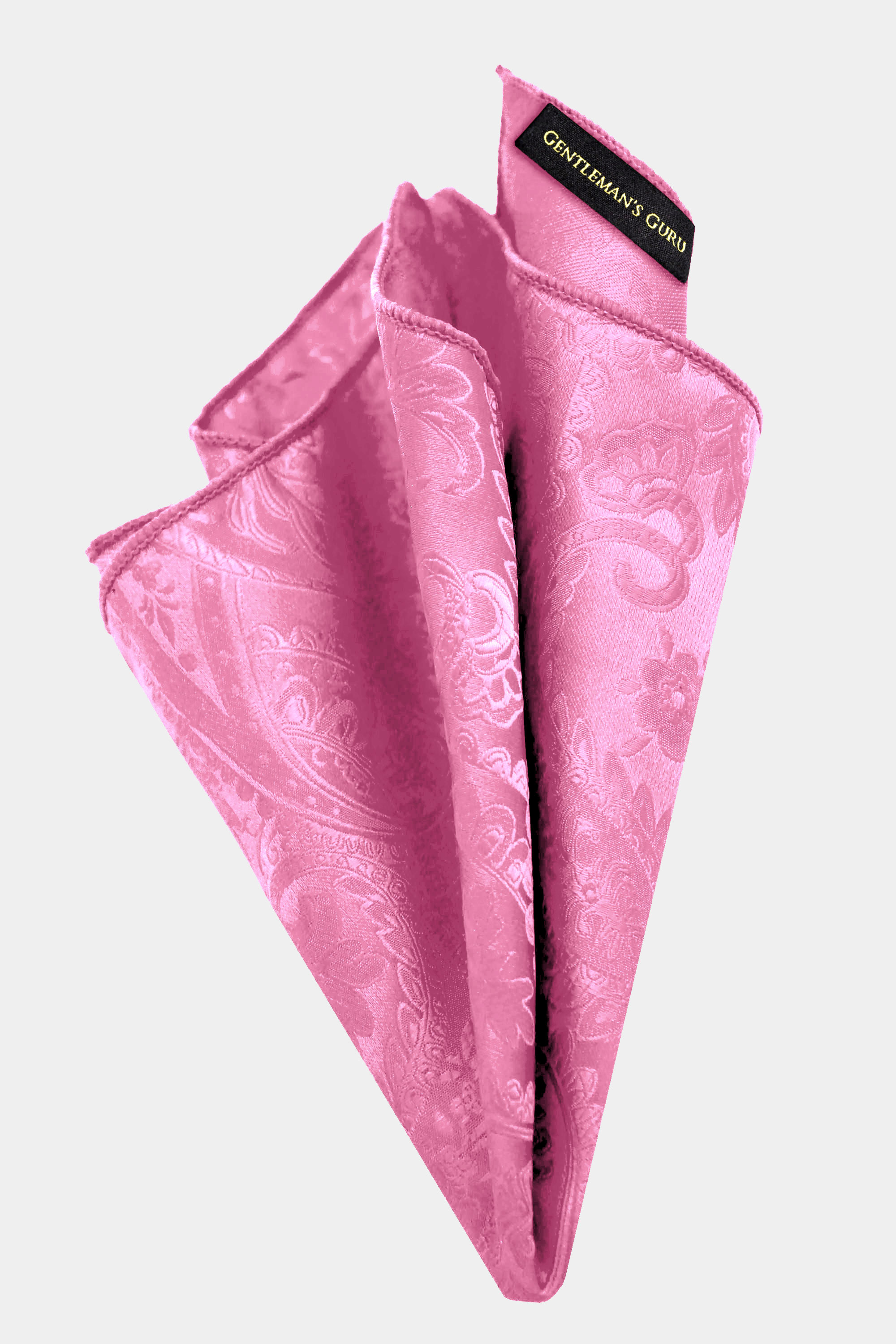 Light-Pink-Paisley-Pocket-Square-Handkerchief-from-Gentlemansguru.com