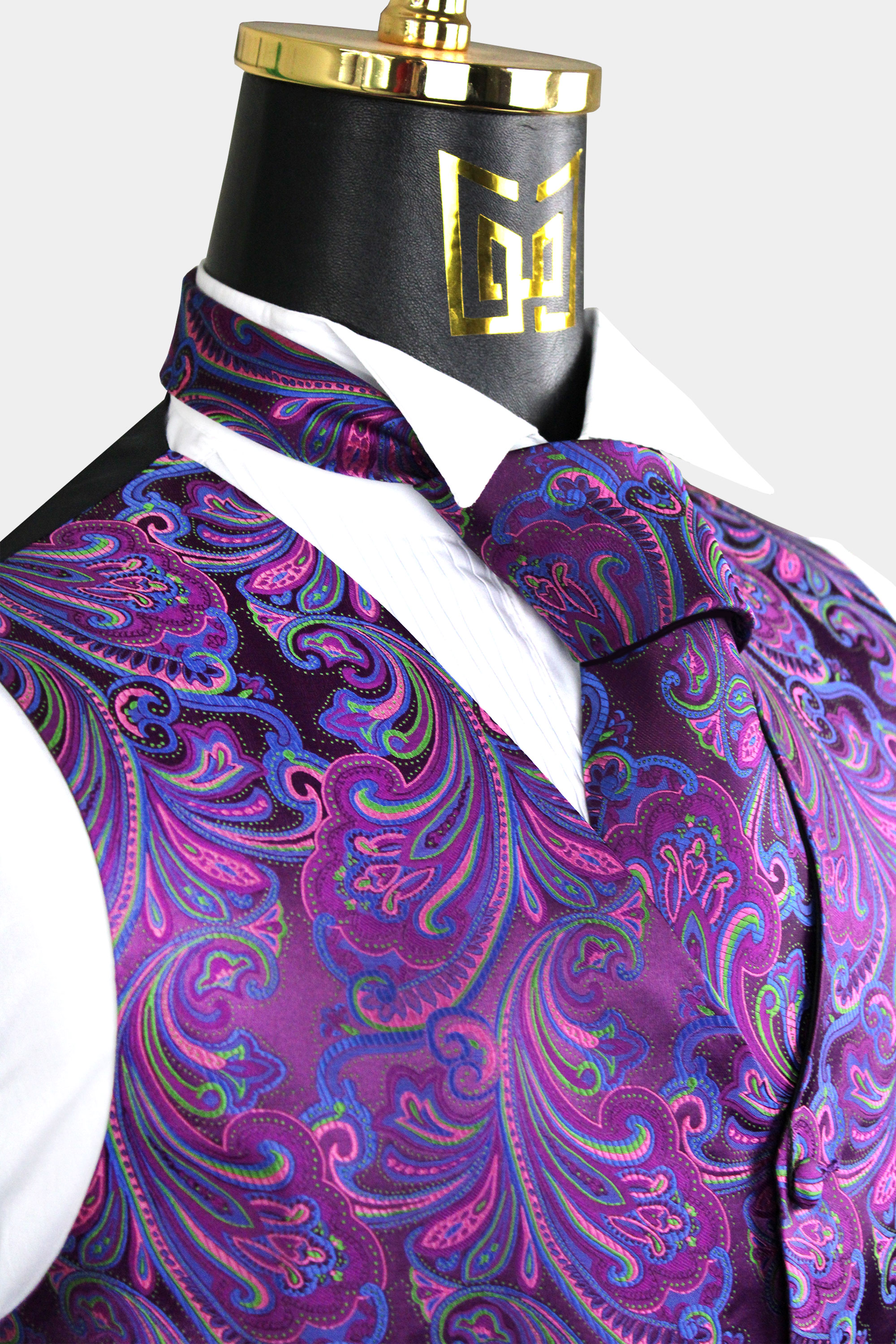 Magenta Vest and Tie Set | Gentleman's Guru
