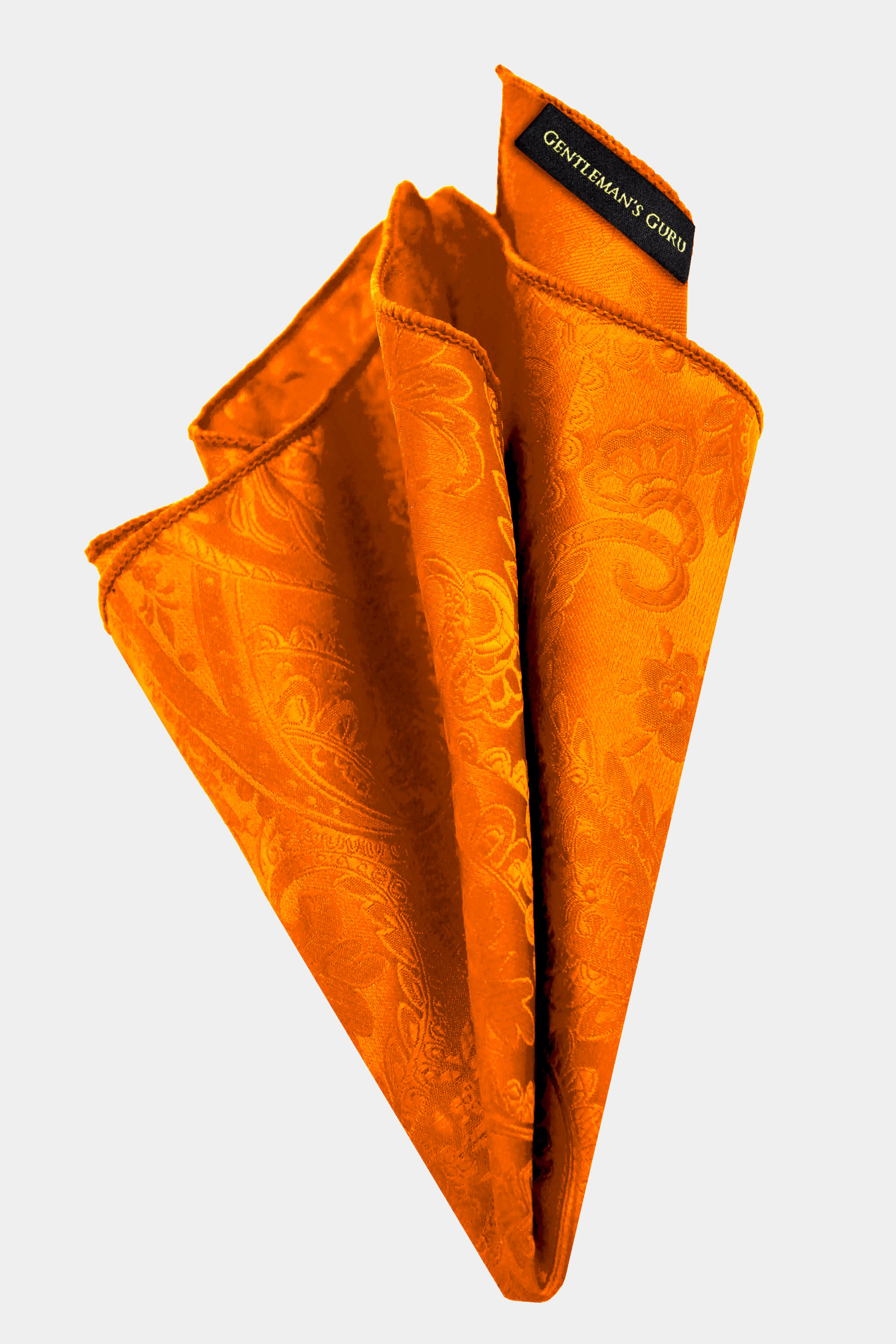 Orange-Paisley-Pocket-Square-Handkerchief-from-Gentlemansguru.com