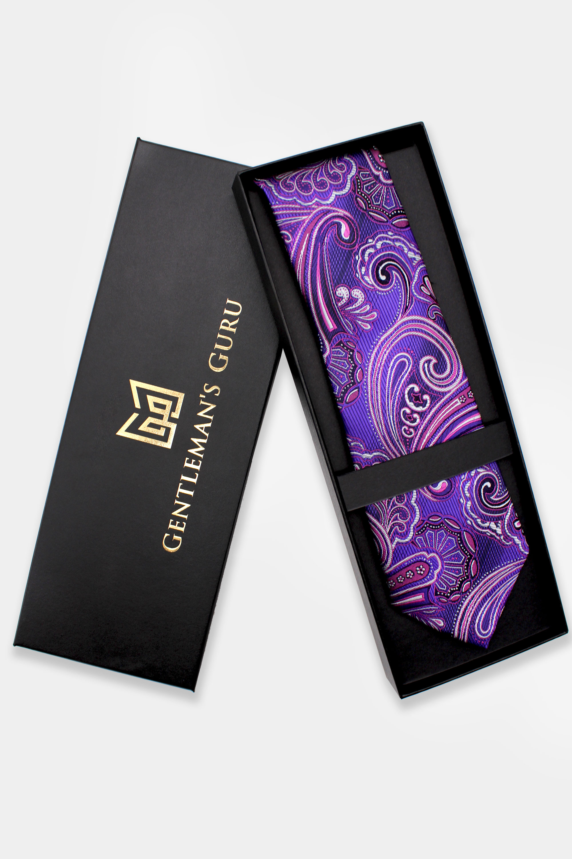 Purple-Paisley-Violet-Tie-Wedding-Groomsmen-from-Gentlemansguru.com