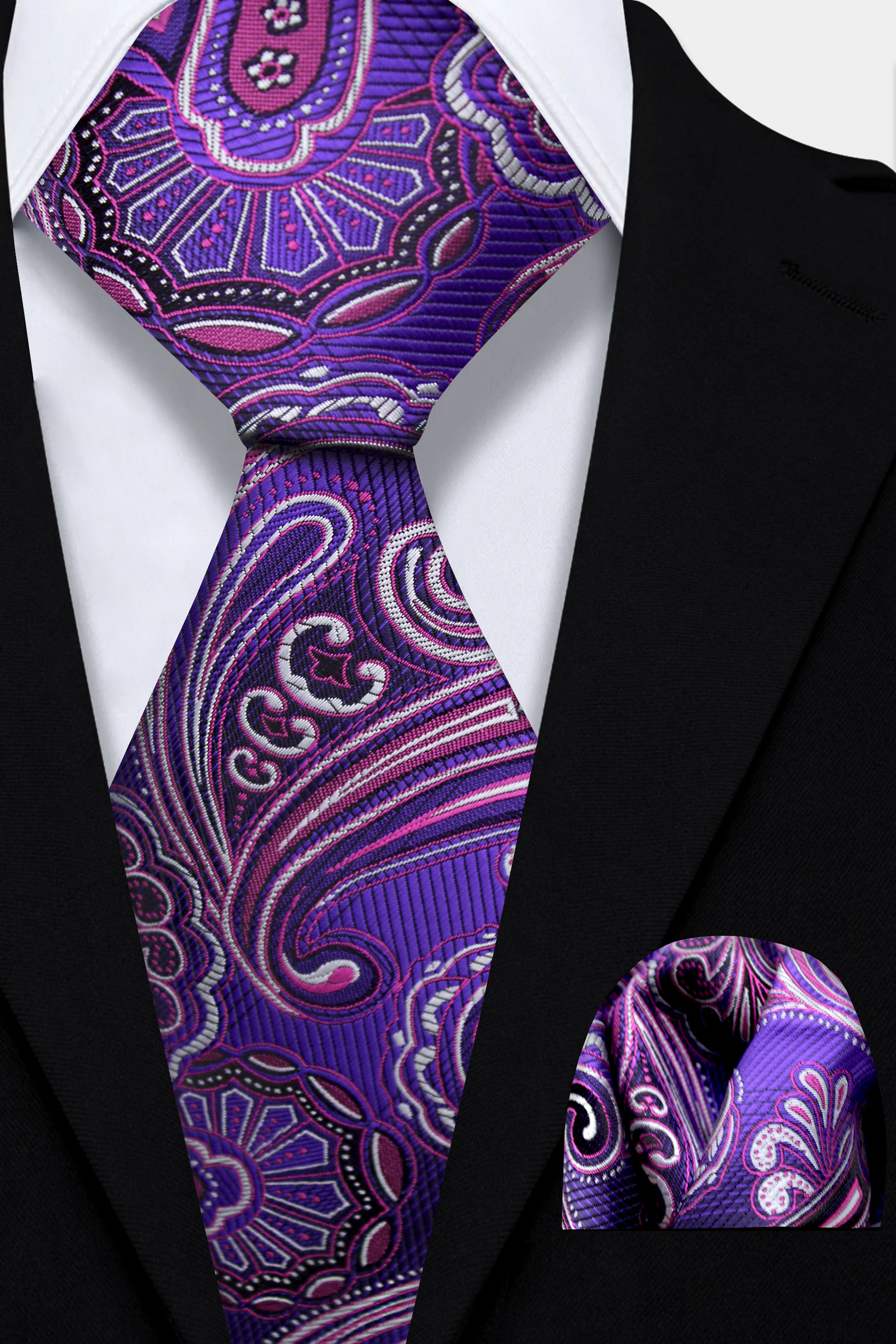 Purple-Paisley-Violet-Tie-and-Pocket-Square-Set-Wedding-Groom-Necktie-from-Gentlemansguru.com