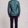 Men's emerald floral wedding shirt and luxury green dress shirt for formal occasions from Gentleman's Guru