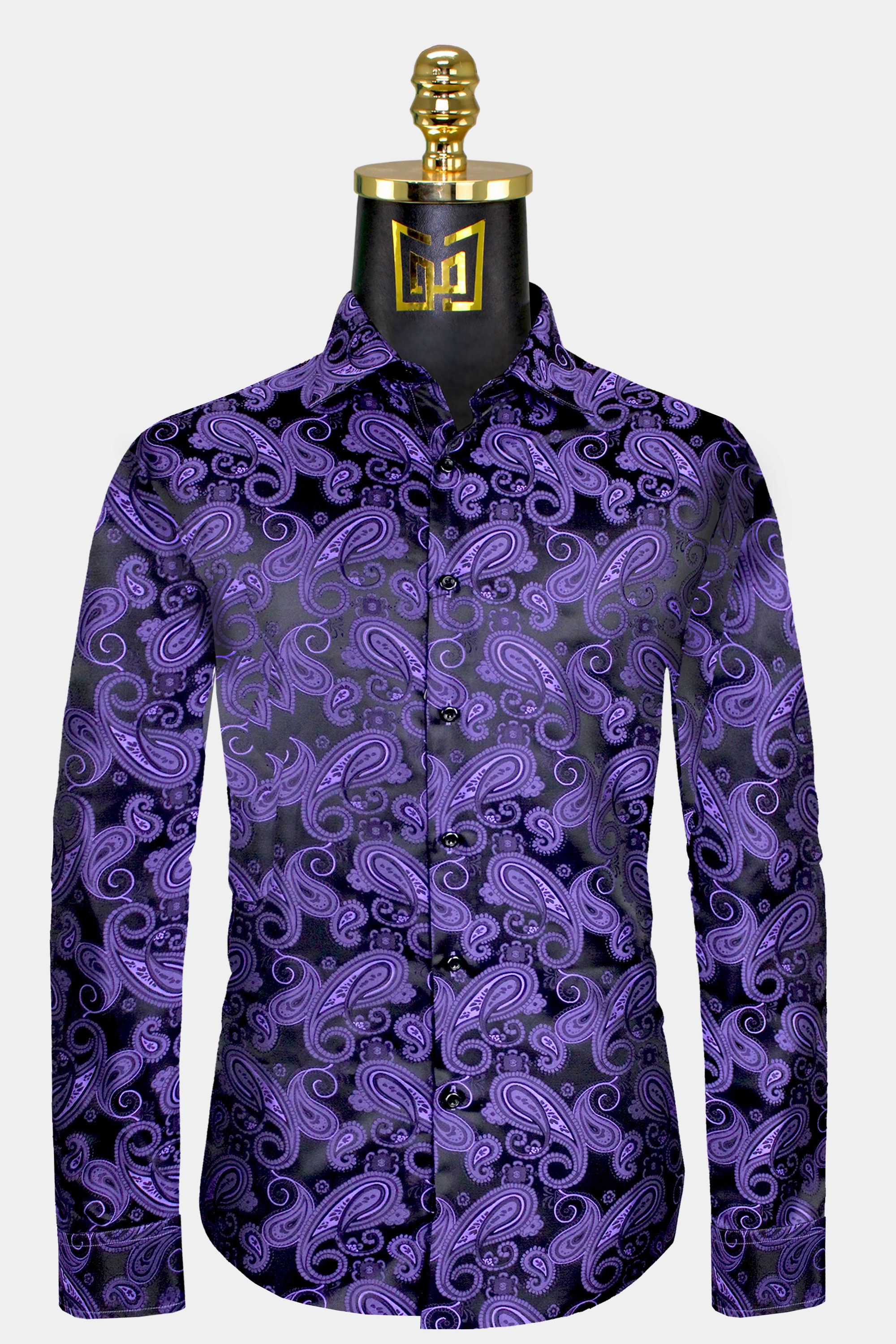 Mens-Purple-Paisley-Shirt-Dress-Shirt-from-Gentlemansguru.com