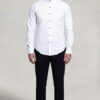 Men's White Band Collar Wedding Shirt for Formal Wear from Gentleman's Guru
