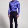 Purple & Turquoise Paisley Shirt - Image 6