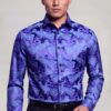 Purple & Turquoise Paisley Shirt - Image 4