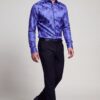 Purple & Turquoise Paisley Shirt - Image 8