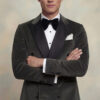 Double-Breasted-Dark-Grey-Velvet-Tuxedo-Suit-from-Gentlemansguru.com