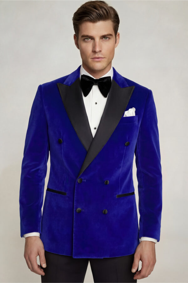 Double-Breasted-Royal-Blue-Velvet-tuxedo-Jacket-Wedding-Groom-Blazer-from-Gentlemansguru.com
