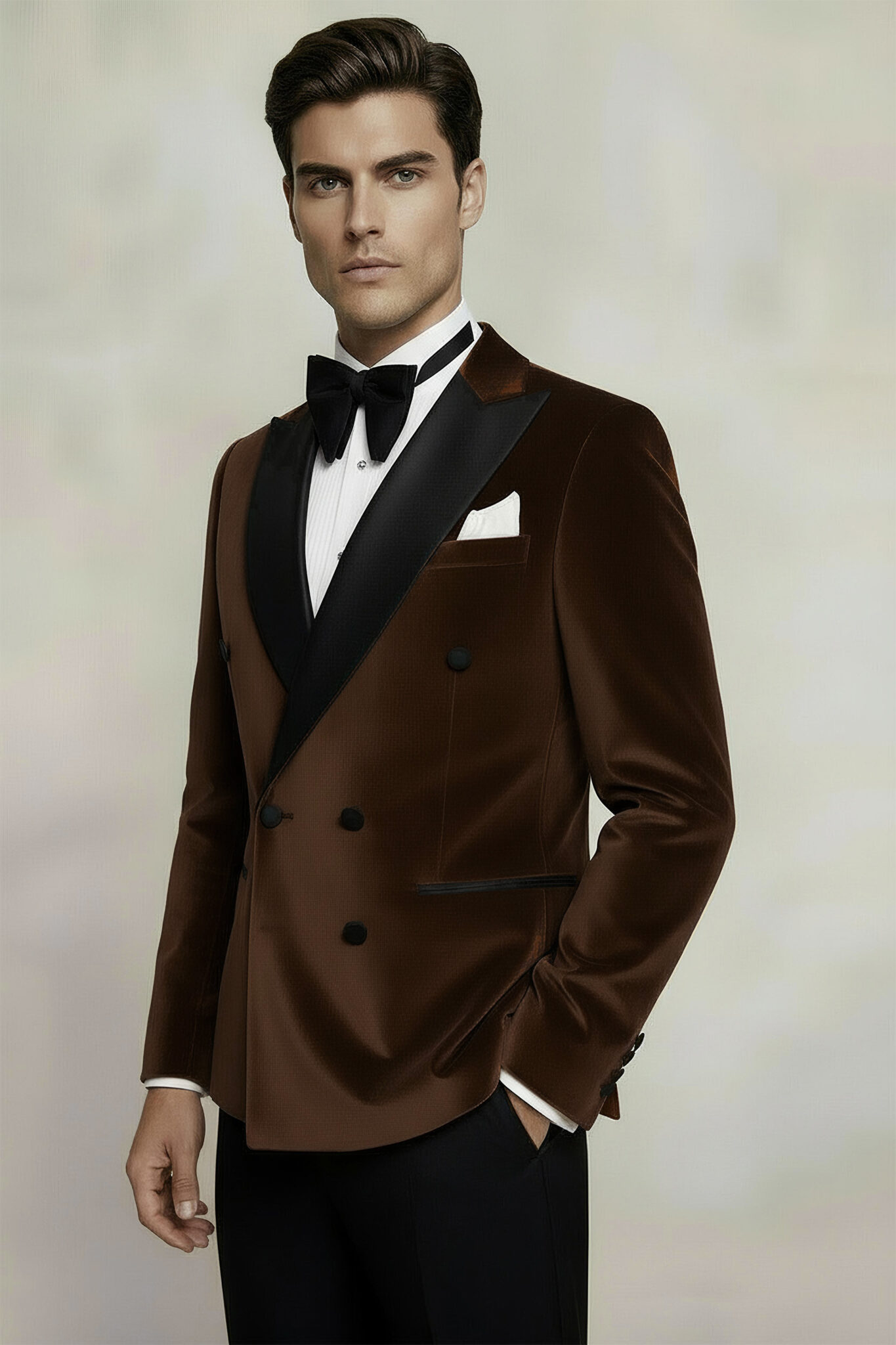 Brown Velvet Tuxedo Jacket | Gentleman's Guru Brown Velvet Tuxedo Jacket | Gentleman's Guru