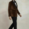 Mens-Double-Breasted-Brown-Velvet-Tuxedo-Suit-For-Gala-Black-Tie-Prom-Wedding-from-Gentlemansguru.com