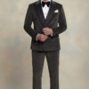 Mens-Double-Breasted-Dark-Grey-Groom-Wedding-Tuxedo-suit-from-Gentlemansguru.com