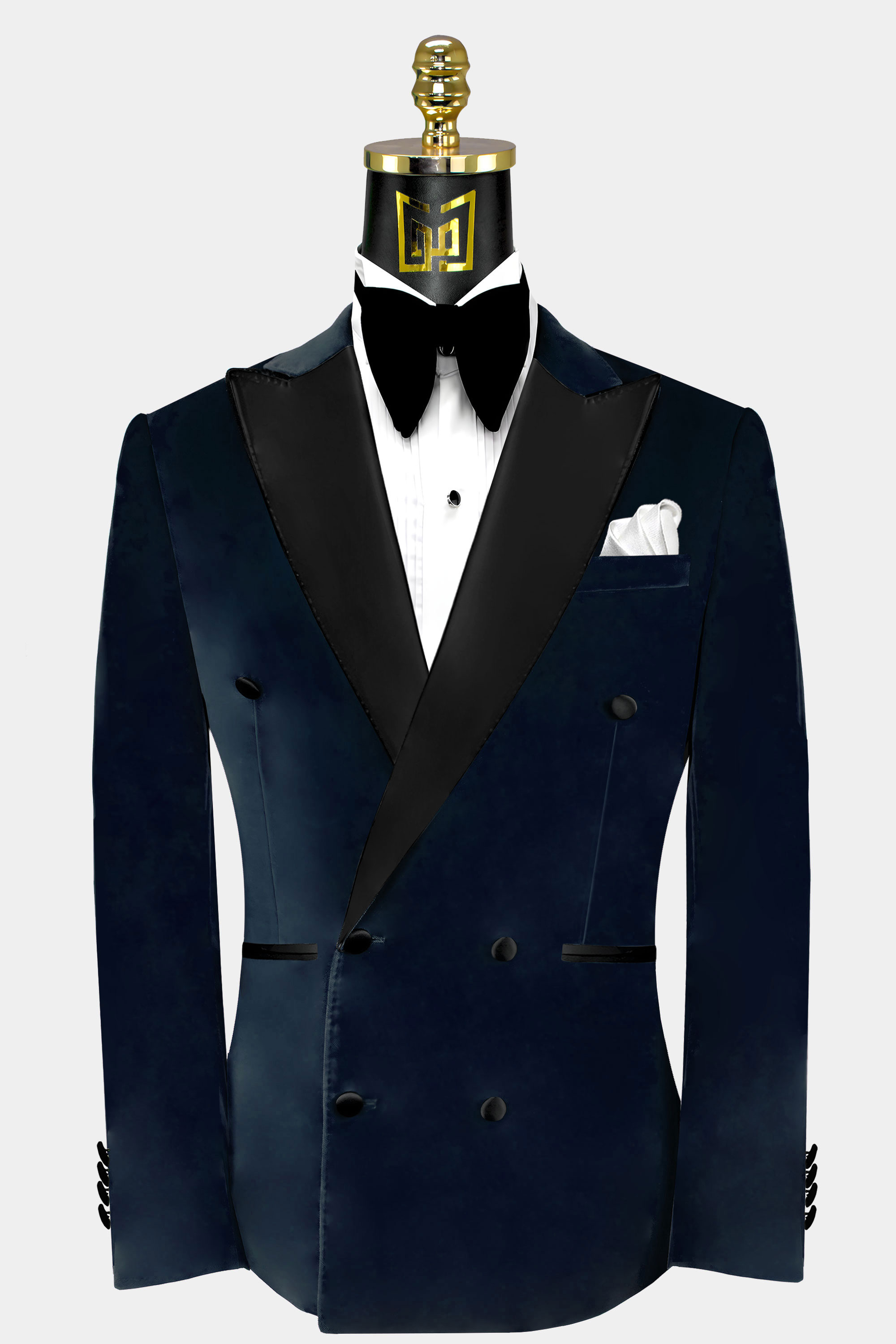 Mens-Double-Breasted-Midnight-Blue-Velvet-Tuxedo-Jacket-Groom-Wedding-Prom-Blazer-from-Gentlemansguru.com