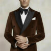 Mens-Luxury-Brown-Velvet-Tuxedo-Jacket-Prom-Suit-Blazer-from-Gentlemansguru.com
