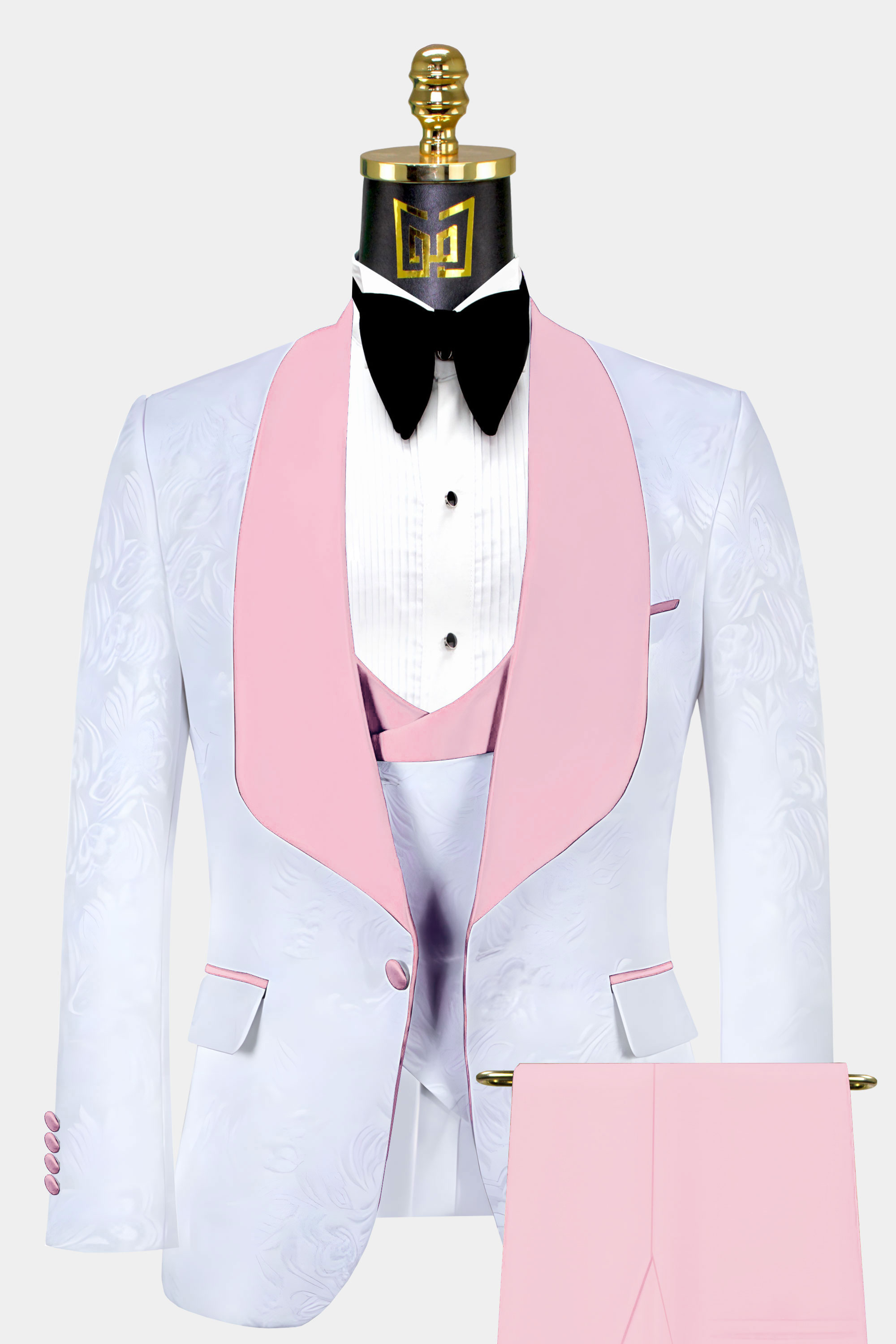Light-Pink-and-White-Tuxedo-Wedding-Prom-Groom-Suit-For-Men-from-Gentlemansguru.com