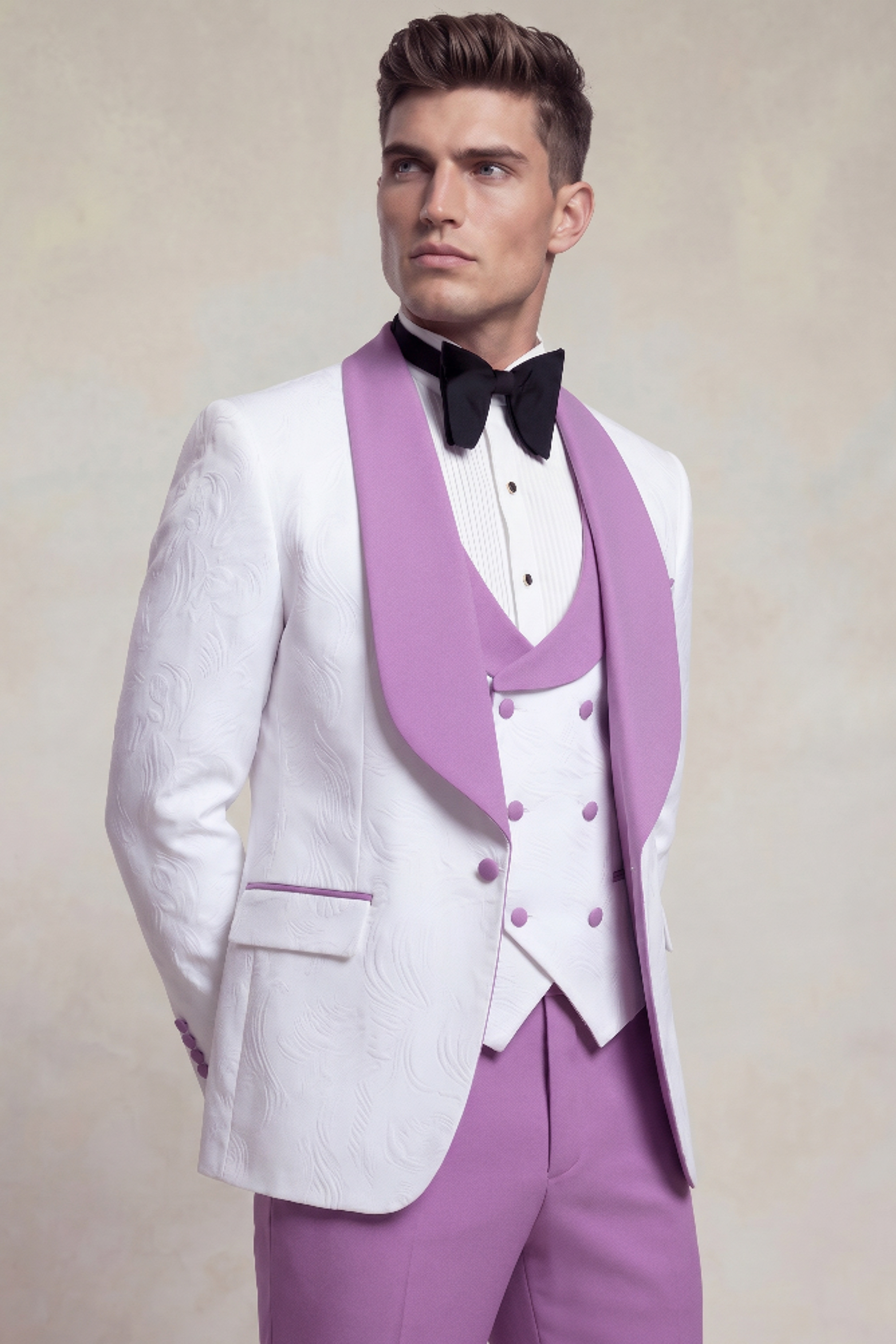 Luxury-Exotic-Formal-Suit-Fo-Men-Lilac-White-Tuxedo-from-Gentlemansguru.com