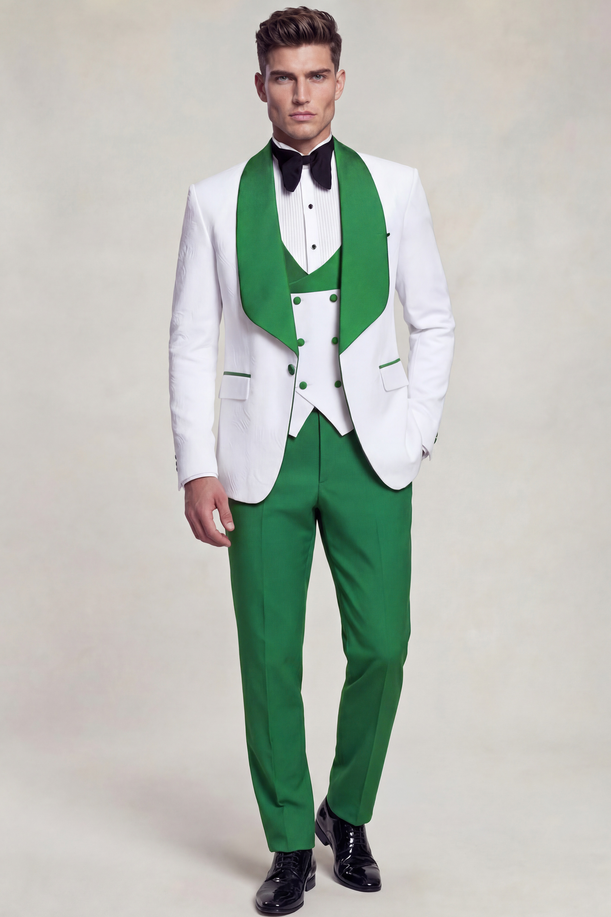 Luxury-Exotic-Red-Carpet-White-and-Green-Formal-Wear-Suit-Tuxedo-from-Gentlemansguru.com