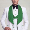 Mens-Green-and-White-Tuxedo-Groom-Wedding-Suit-from-Gentlemansguru.com