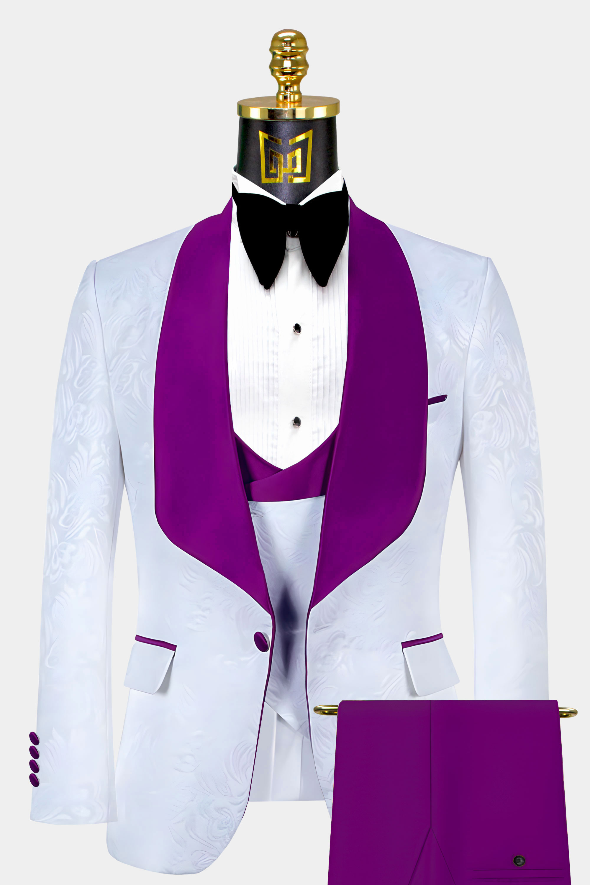 Purple-and-White-Tuxedo-Wedding-Prom-Groom-Suit-For-Men-from-Gentlemansguru.com